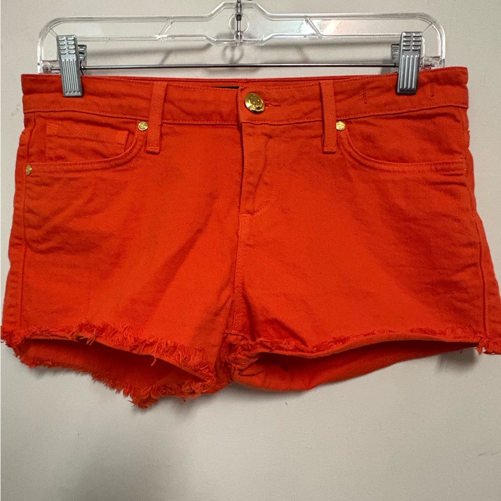 Juicy Couture Mid-Rise Denim Shorts - Picture 5 of 9